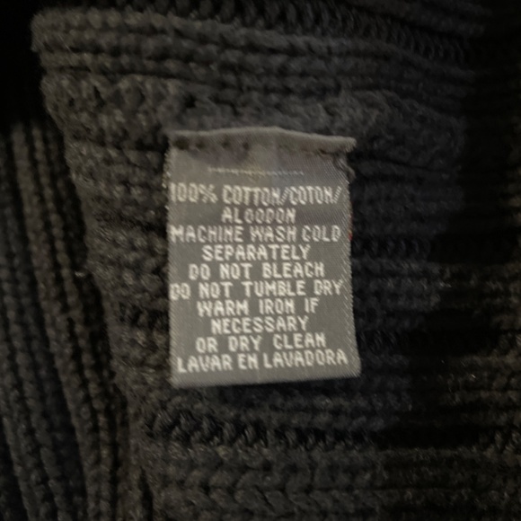 Kenneth Cole mock neck sweater black size large - Picture 8 of 8